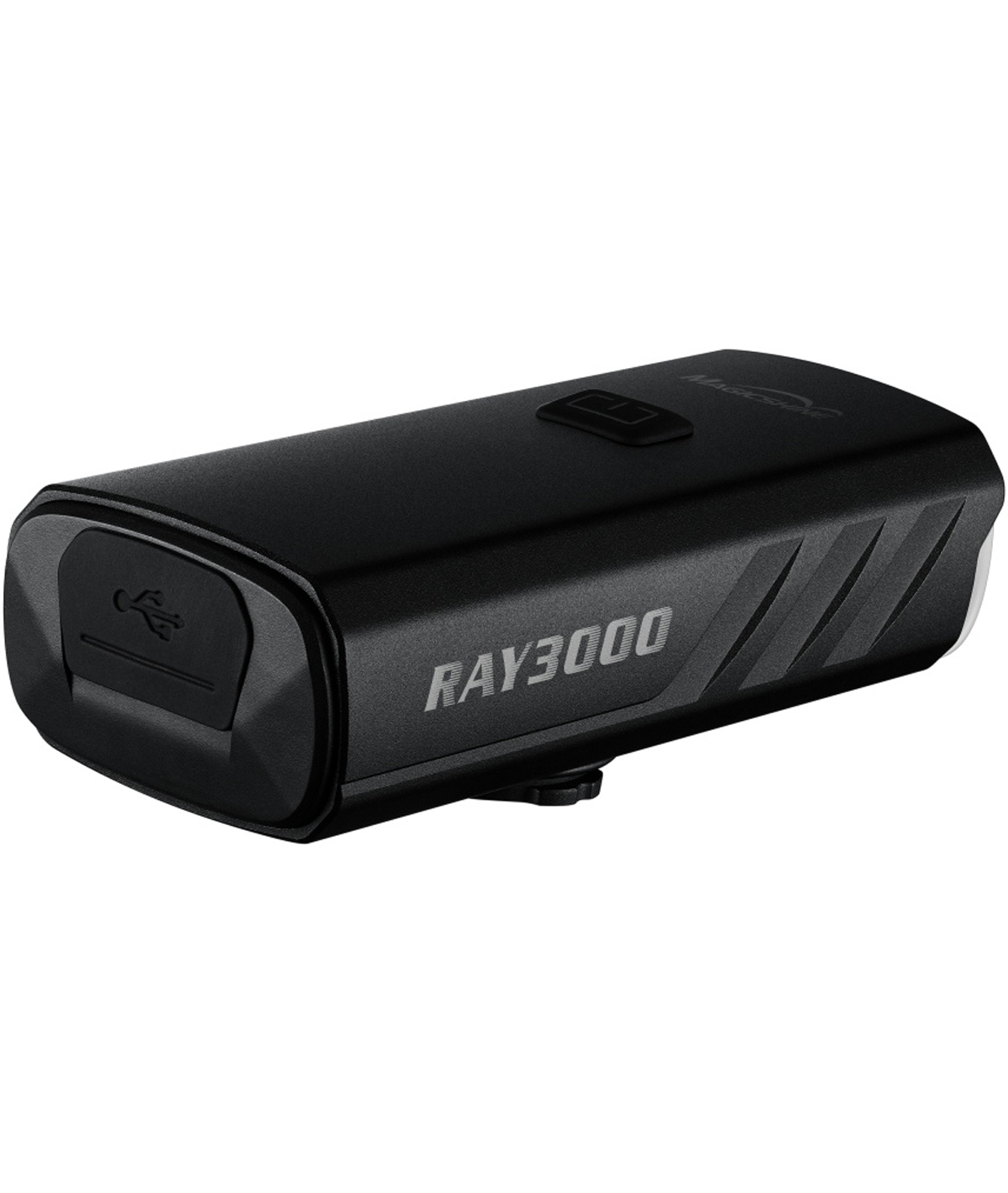 Fanalino anteriore a led bianco Ray 3000 USB-C con telecomando