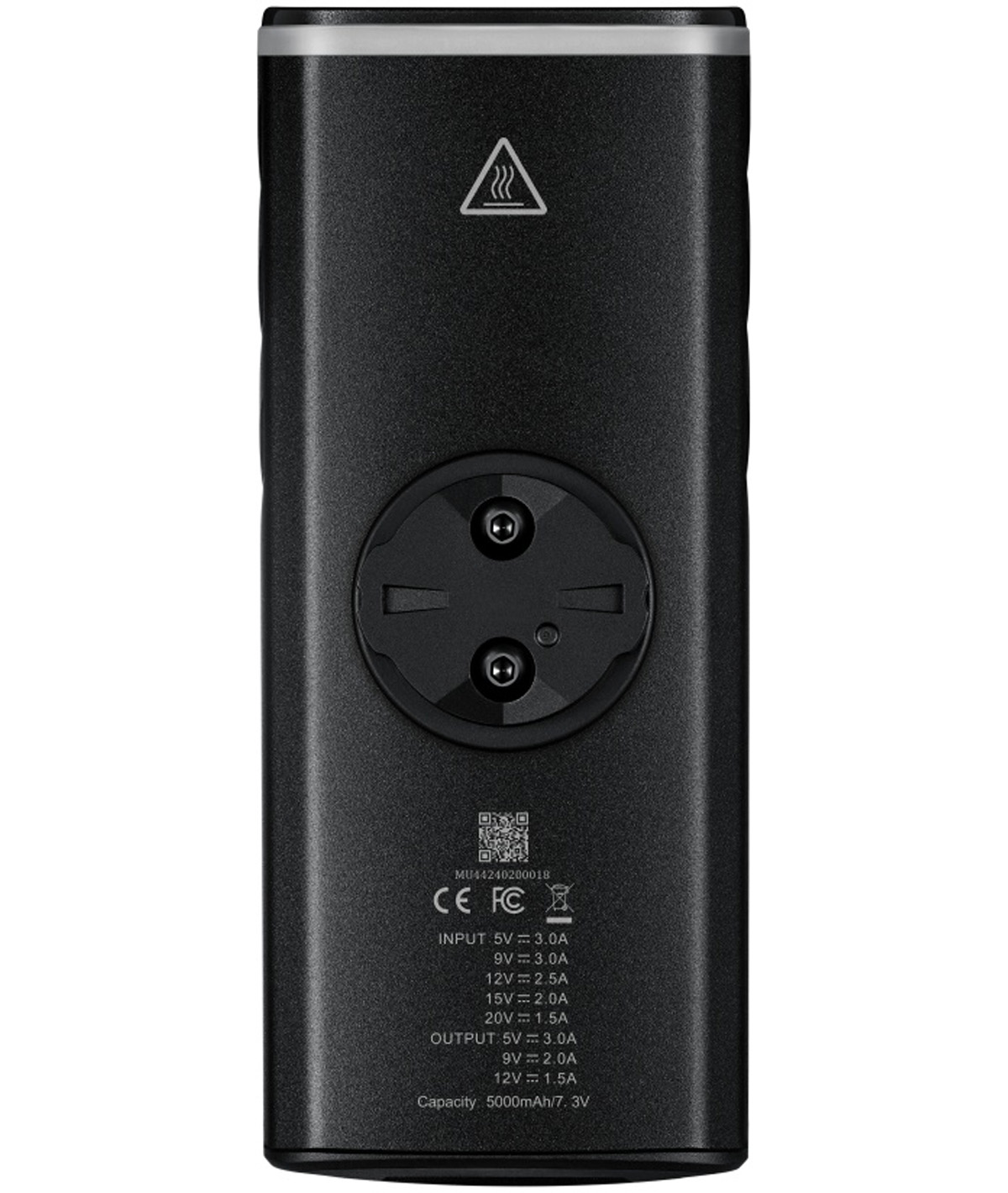 Fanalino anteriore a led bianco Ray 3000 USB-C con telecomando