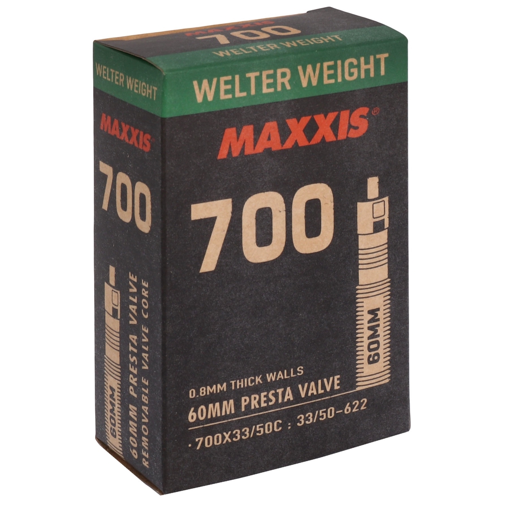 Cam.Maxxis 700x33/50 presta 60 mm smontabile Welter Weight (spessore 0,8 mm) thumbnail