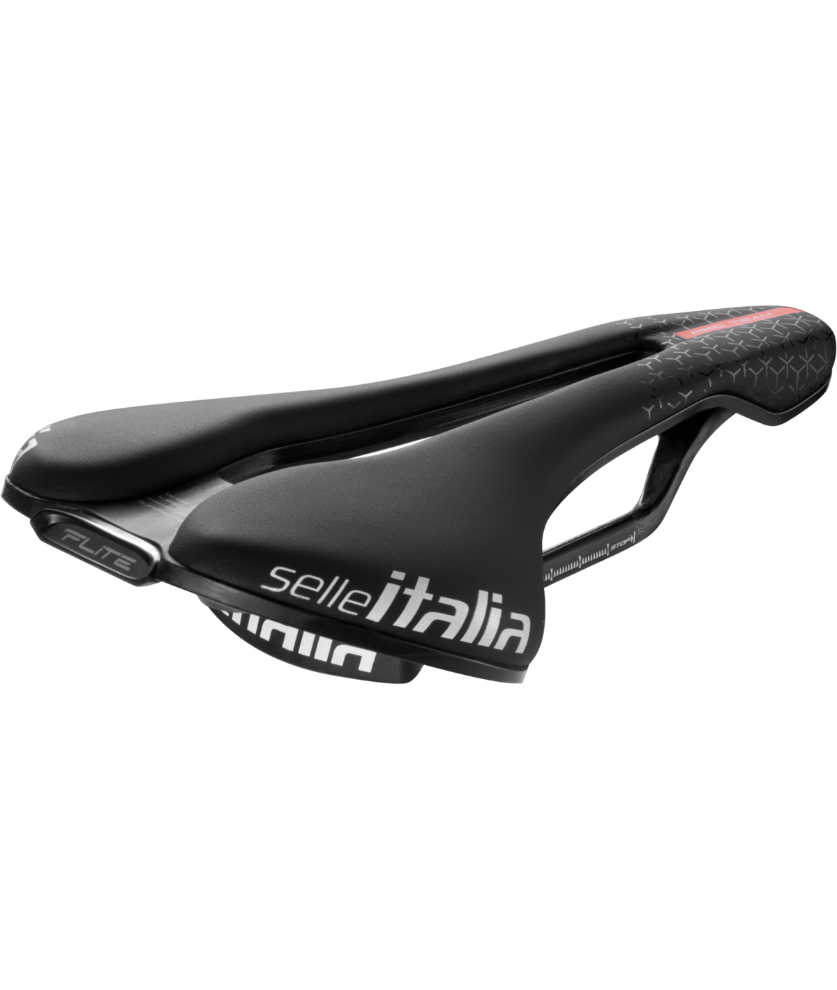 Sella Flite Boost PRO Team 6.1 kit carbonio Superflow L tel. in carbonio fibra-tek nera thumbnail