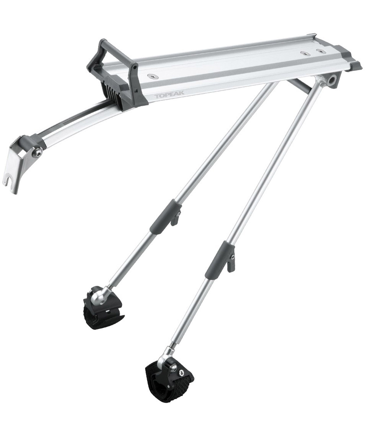 Stock Portapacchi posteriore Roadie Rack silver con sistema RX QuickTrack - per ruote fino a 700x25C thumbnail