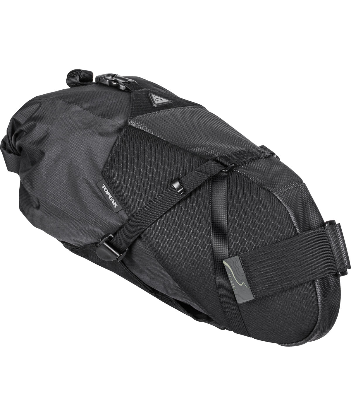 Borsa sottosella BackLoader X (10 L) impermeabile con cinturini in velcro nera thumbnail