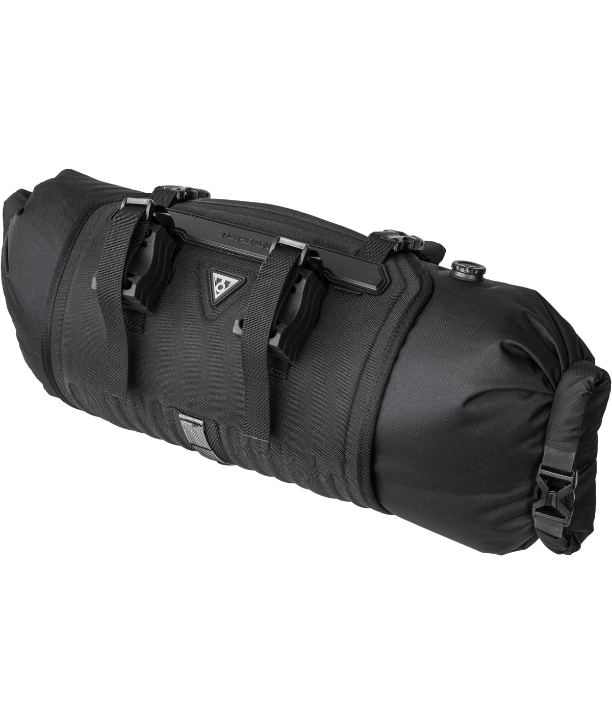 Borsa al manubrio FrontLoader (8 L) impermeabile con cinturini in velcro e fibbie nera thumbnail