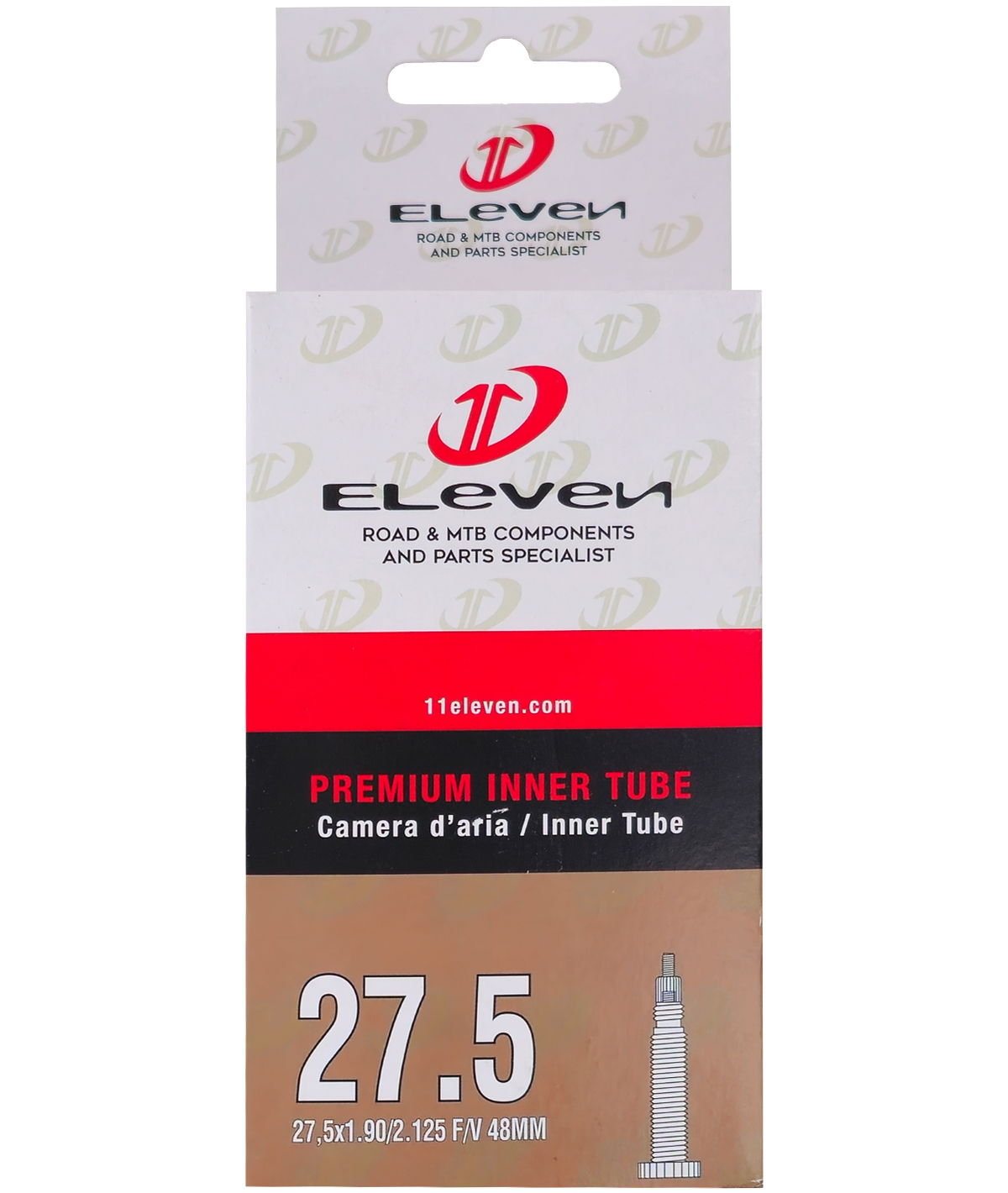 Cam.d'aria 27,5" x 1,90/2,125" in box valvola presta 48mm thumbnail