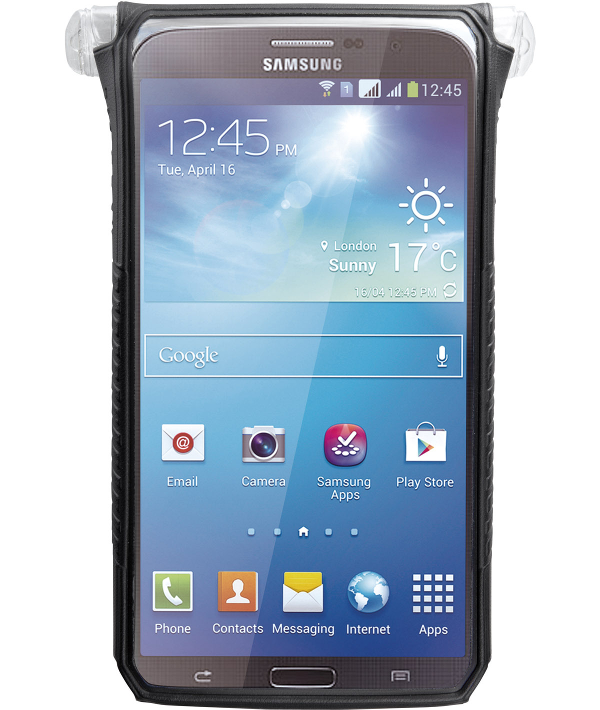 Custodia SmartPhone Drybag 6" impermeabile nera (per schermi da 5" a 6") thumbnail