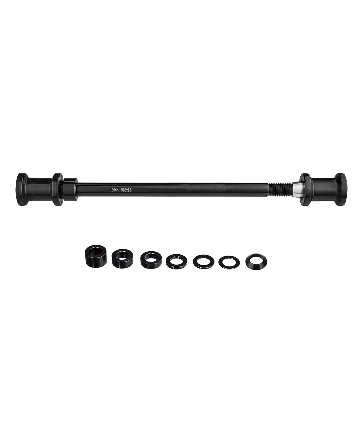 Kit asse passante Journey Trail TX TX Axle Kit P-15 180mm AL-7075 CNC, con filettatura M12 x P1.5mm e kit spessori incluso thumbnail