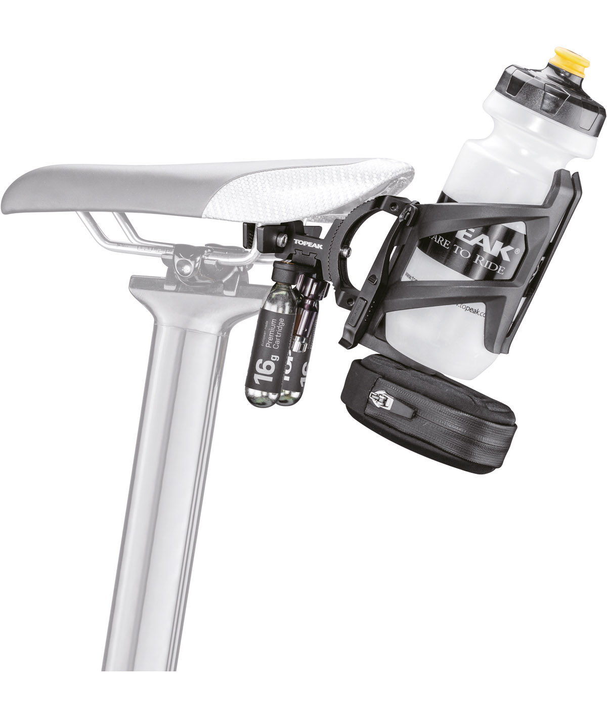 Staffa sottosella Tri-Backup Elite 90 per portaborraccia e accessori thumbnail