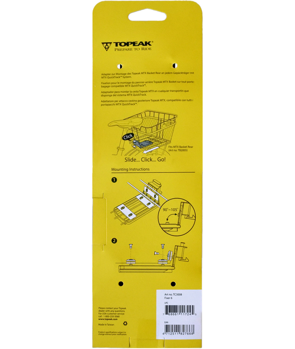 Adattatore Fixer 6 per MTX Basket Rear thumbnail