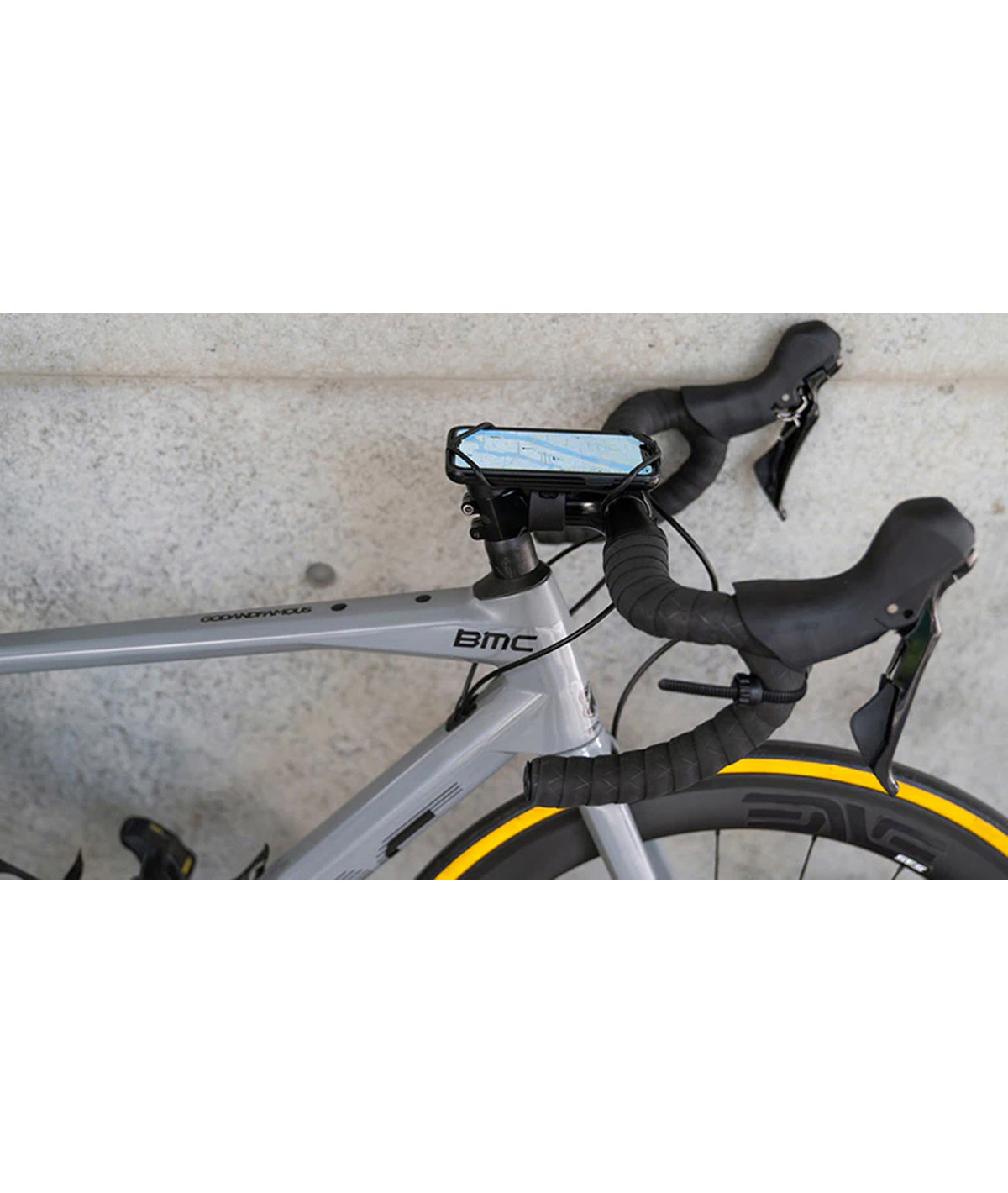 Supporto smartphone Spyder Team PRO per attacco manubrio in silicone nero - black thumbnail