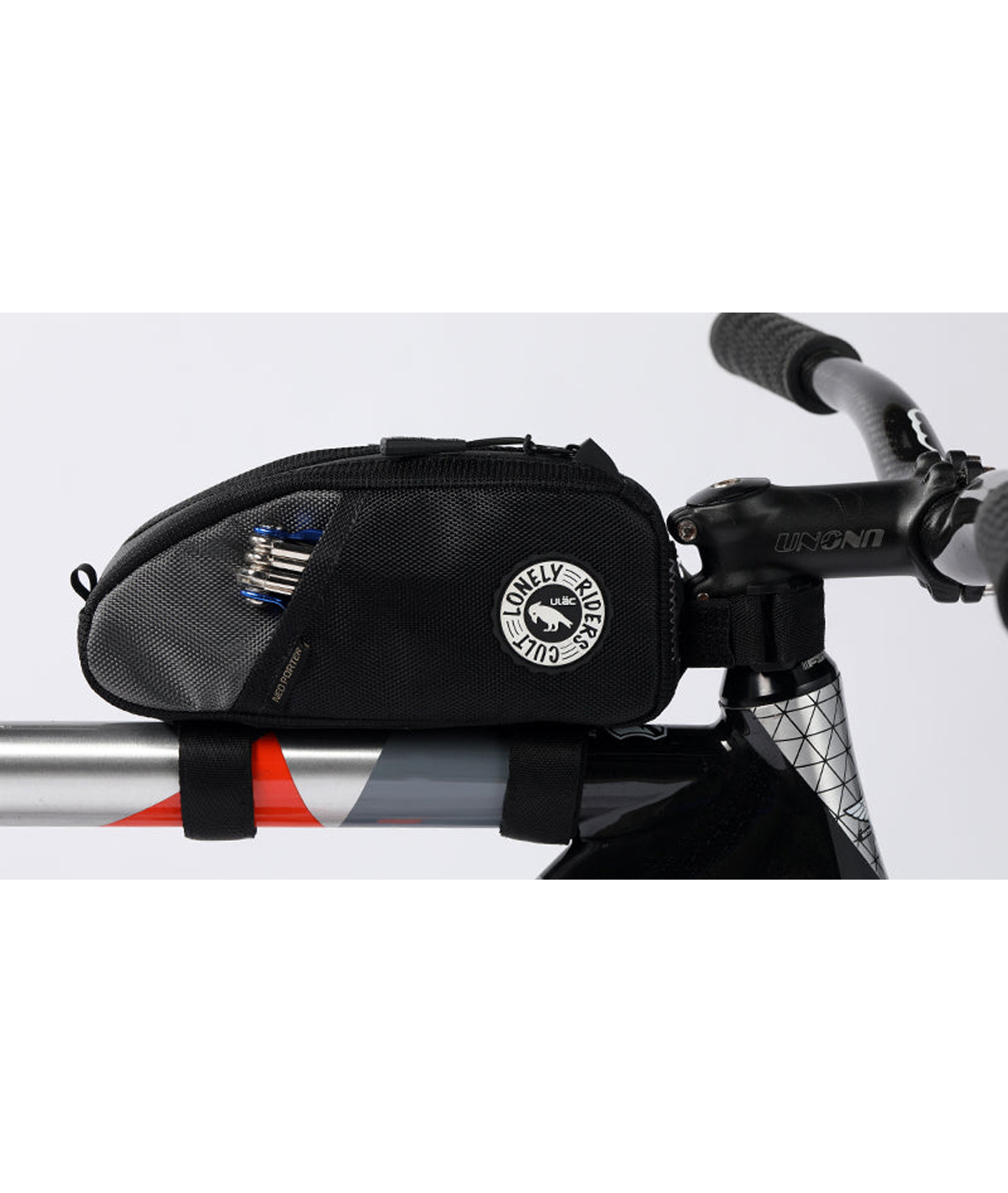 Borsello tubo orizzontale (sopra) Trekking PRO (1,2 L) nero - black thumbnail