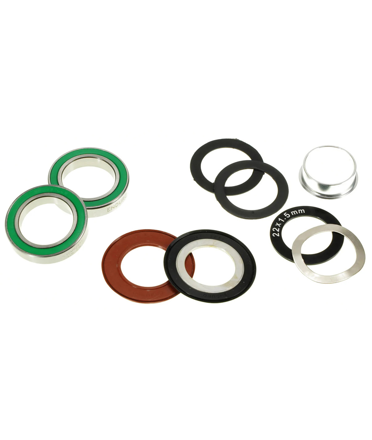 Kit cuscinetti movimento centrale BKC-54112 Radiale ABEC-5 XD-15 Ceramic-Hybrid per BB90/95 e guarnitura SRAM GXP thumbnail