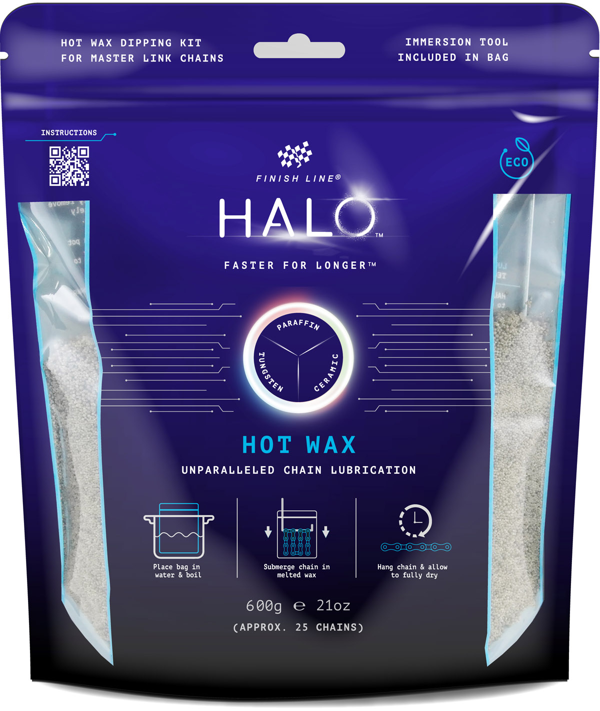 Lubrificante ceramico granulare Halo Wax busta da 600gr thumbnail