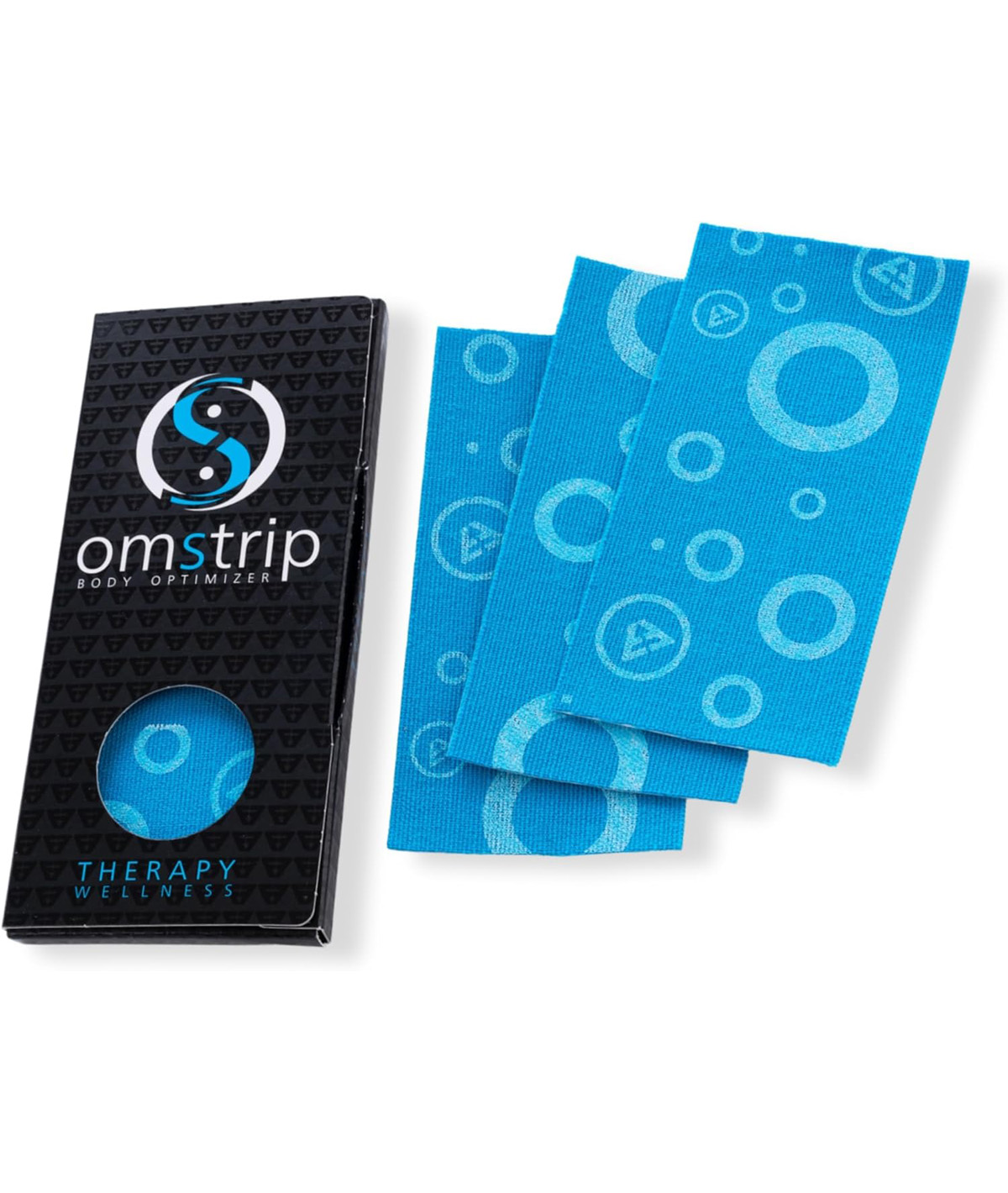 Omstrip Ultra Pack - Confezione da 8 cerotti Wellness Therapy (10 x 5cm) blu thumbnail