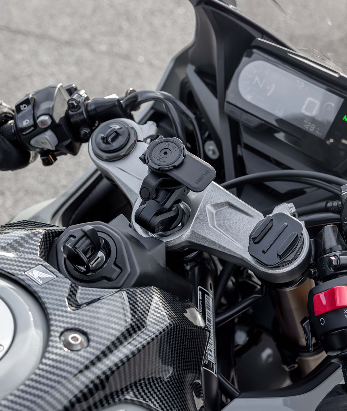 Smorzatore di vibrazioni per motocicletta Quad Lock thumbnail