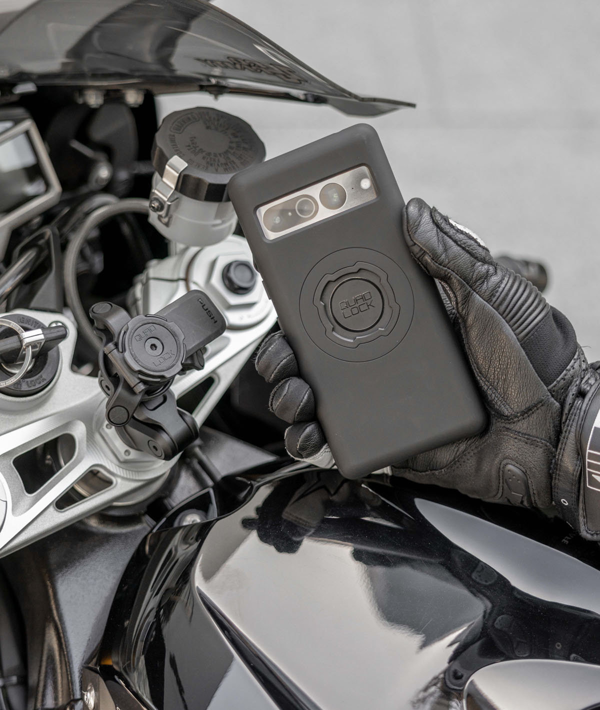 Smorzatore di vibrazioni per motocicletta Quad Lock thumbnail