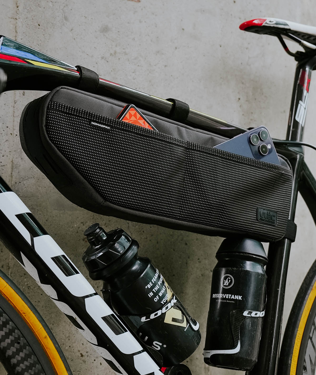 Borsello tubo orizzontale (sotto) TOURING VERVE MAX (4 L) nero - Noir thumbnail