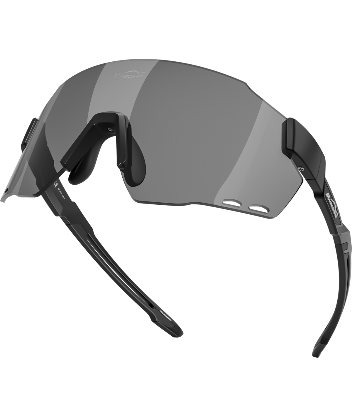 Occhiali Windbreaker nero/nero - lente grigia thumbnail