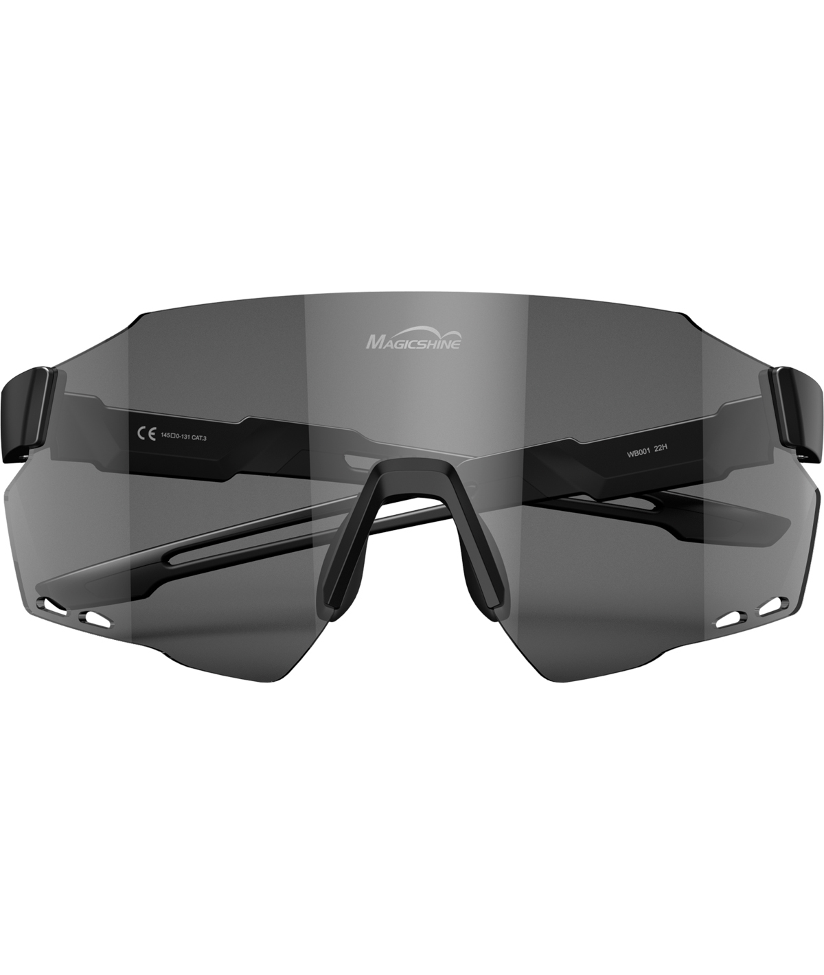 Occhiali Windbreaker nero/nero - lente grigia thumbnail