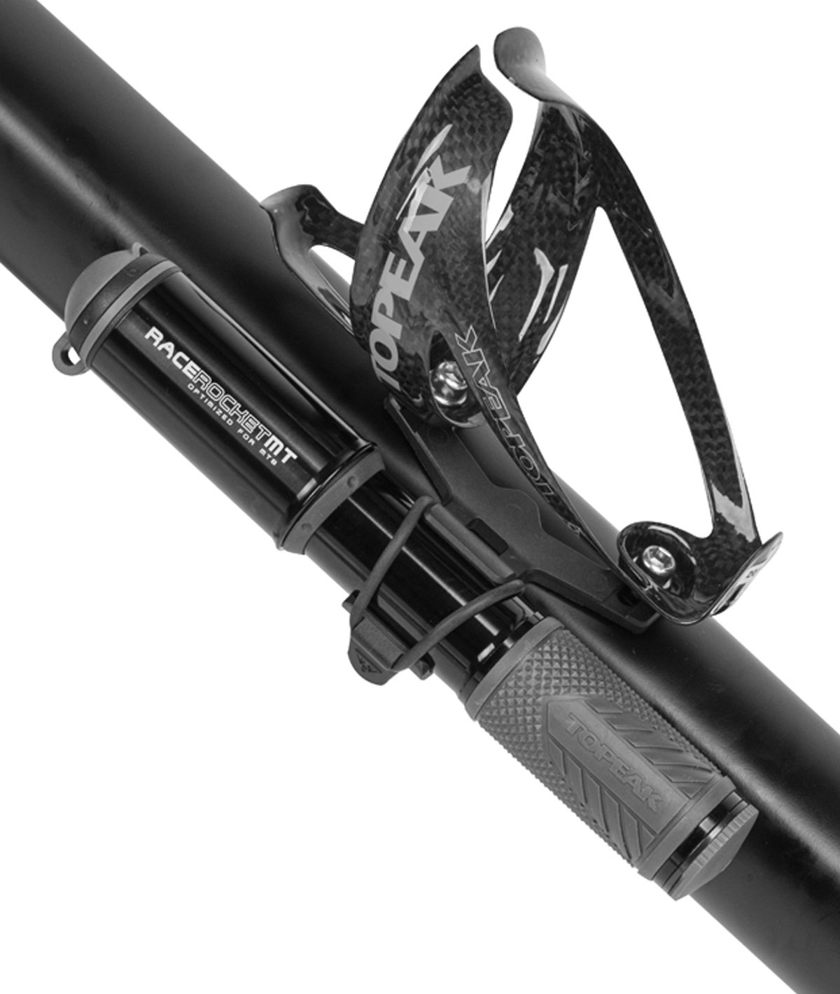 Minipompa Race Rocket MT con raccordo SmartHead ThreadLock 6 bar/90 psi nera thumbnail