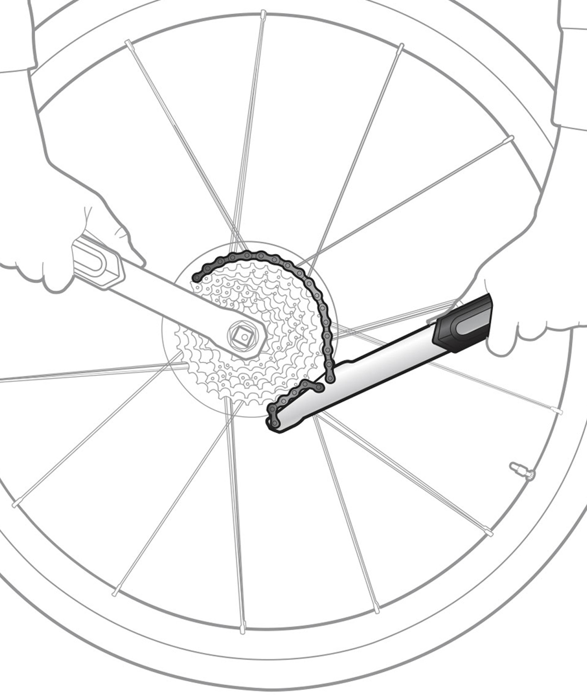Leva Chain Whip / Sprocket Remover con catena rimozione pignoni thumbnail