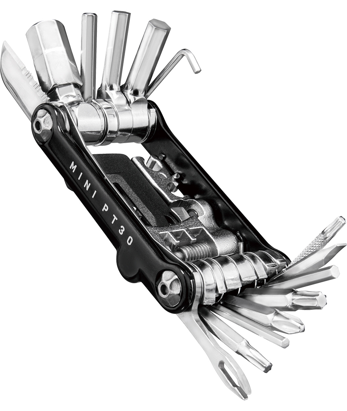 Chiave multiuso Mini PT30 (30 funzioni) nera con custodia thumbnail