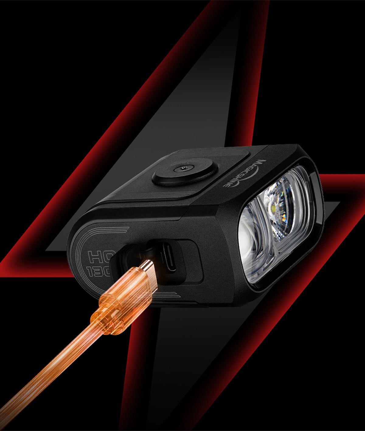 Fanalino anteriore led bianco HORI 1300 PRO USB-C thumbnail